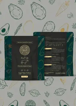 Sibaro ternera y salmón 300g - Imagen 1