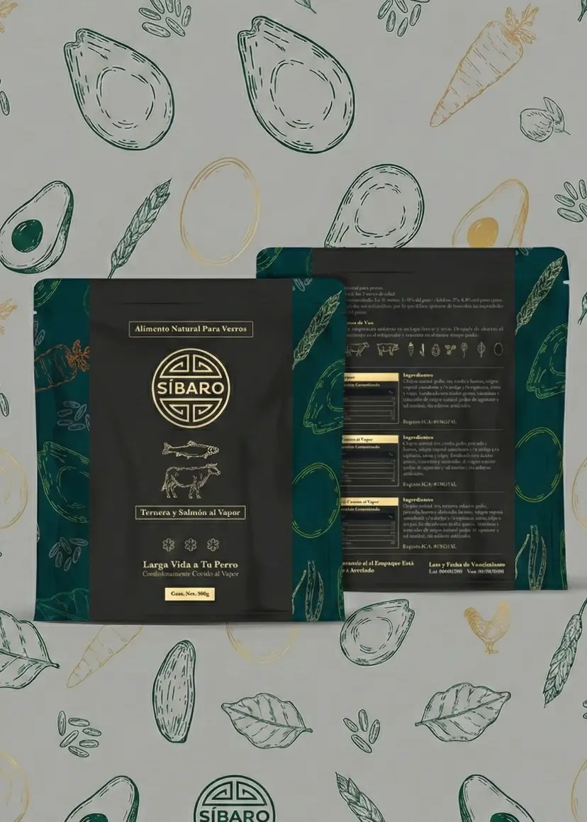 Sibaro ternera y salmón 300g